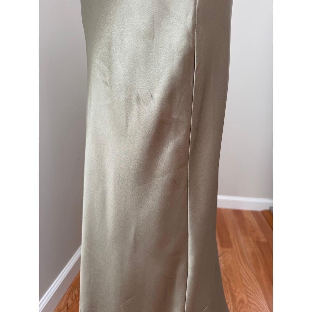 Show Me Your Mumu Jasmine Halter Maxi Dress Moss Green Size XXS - Picture 6 of 9